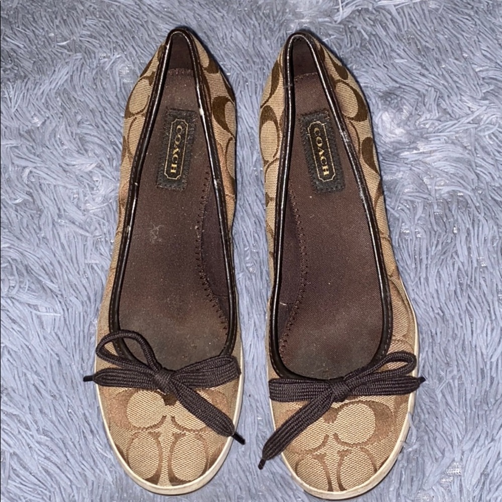 COACH WEDGE SHOES 8
